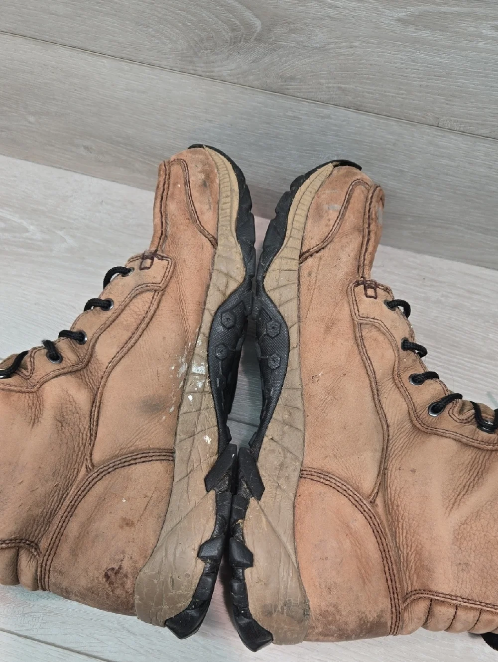 Chippewa Mens Soft Toe Leather Lace-Up Work Boots Shoes HighTop 11.5W Sneakers